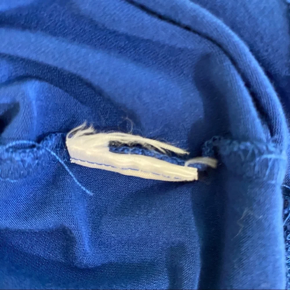 MICHAEL KORS Blue Tank Top with Fringe & Rivets, M - Picture 12 of 16